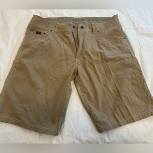 Kuhl Men’s Radikl Short, Fossil Color, Size 36 (10” inseam)
